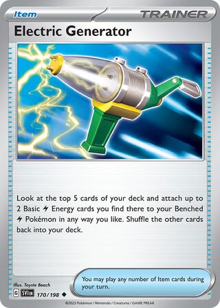 Electric Generator 170/258 from Scarlet & Violet