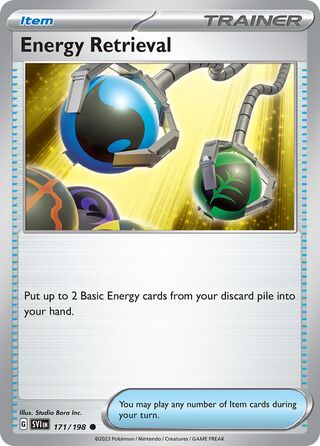 Energy Retrieval 171/258 from Scarlet & Violet