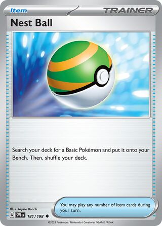 Nest Ball 181/258 from Scarlet & Violet