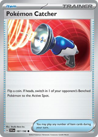 Pokémon Catcher 187/258 from Scarlet & Violet