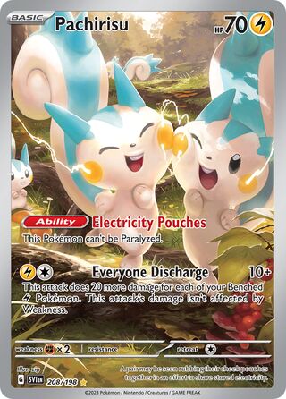 Pachirisu 208/258 from Scarlet & Violet