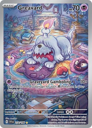 Greavard 214/258 from Scarlet & Violet