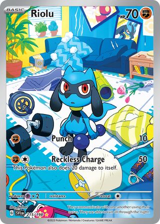 Riolu 215/258 from Scarlet & Violet