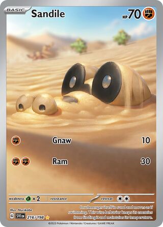 Sandile 216/258 from Scarlet & Violet