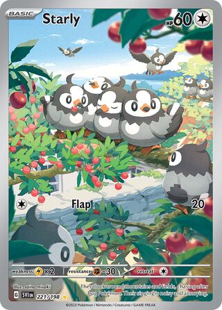 Starly 221/258 from Scarlet & Violet