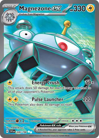 Magnezone ex 226/258 from Scarlet & Violet