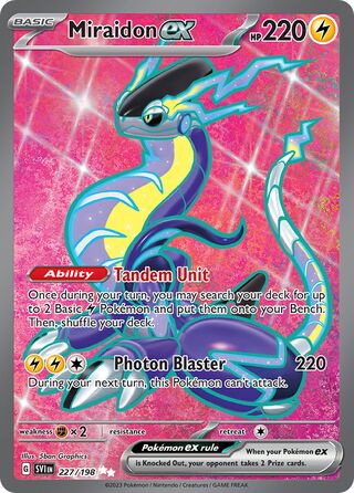 Miraidon ex 227/258 from Scarlet & Violet