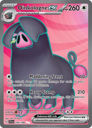 Oinkologne ex 234/258 from Scarlet & Violet