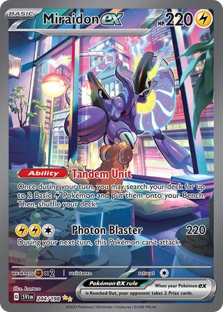 Miraidon ex 244/258 from Scarlet & Violet