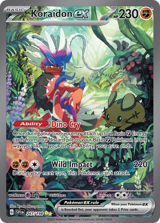 Koraidon ex 247/258 from Scarlet & Violet
