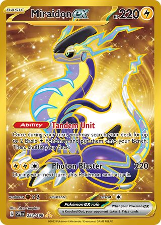 Miraidon ex 253/258 from Scarlet & Violet