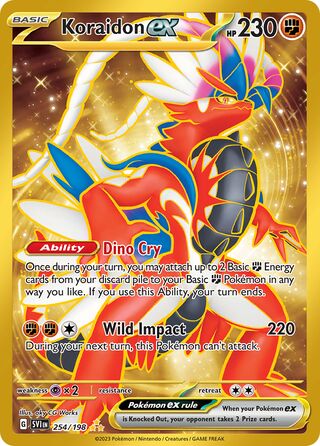 Koraidon ex 254/258 from Scarlet & Violet