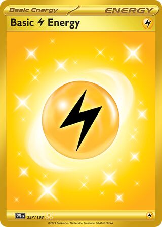 Basic Lightning Energy 257/258 from Scarlet & Violet