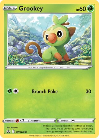 Grookey 1/307 from Sword & Shield Promos
