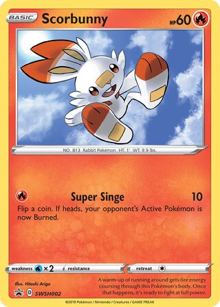 Scorbunny 2/307 from Sword & Shield Promos