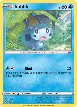 Sobble 3/307 from Sword & Shield Promos
