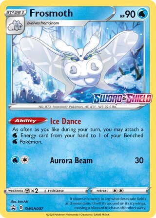 Frosmoth 7/307 from Sword & Shield Promos