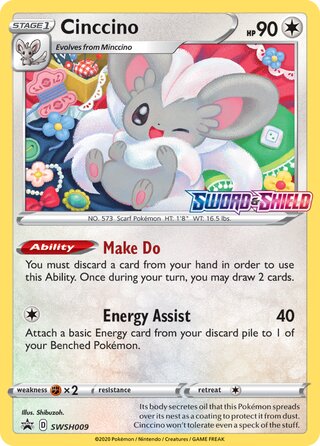 Cinccino 9/307 from Sword & Shield Promos