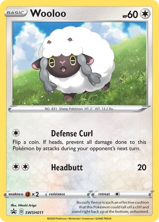 Wooloo 11/307 from Sword & Shield Promos
