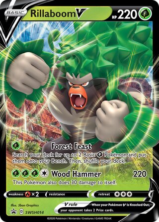 Rillaboom V 14/307 from Sword & Shield Promos
