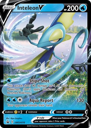Inteleon V 16/307 from Sword & Shield Promos