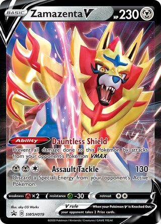 Zamazenta V 19/307 from Sword & Shield Promos