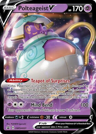 Polteageist V 21/307 from Sword & Shield Promos