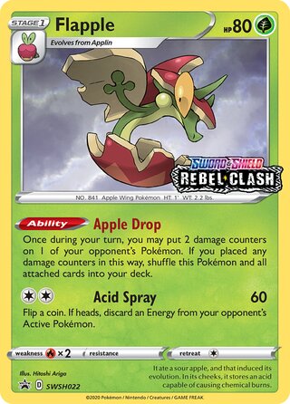 Flapple 22/307 from Sword & Shield Promos