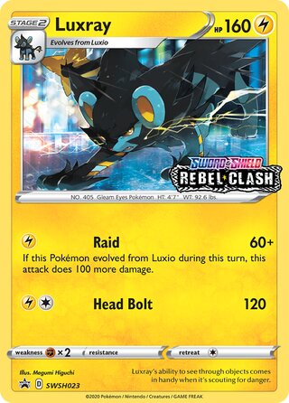 Luxray 23/307 from Sword & Shield Promos