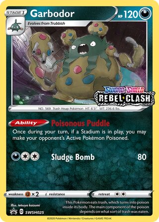 Garbodor 25/307 from Sword & Shield Promos