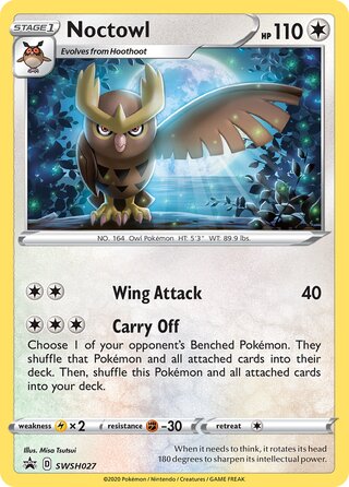 Noctowl 27/307 from Sword & Shield Promos