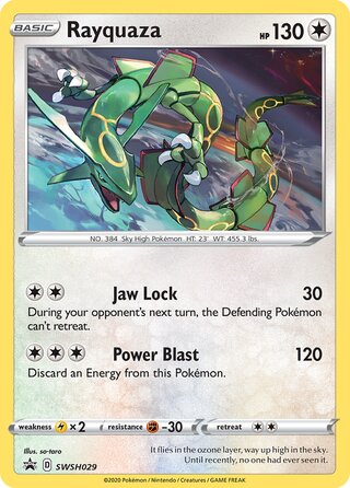 Rayquaza 29/307 from Sword & Shield Promos