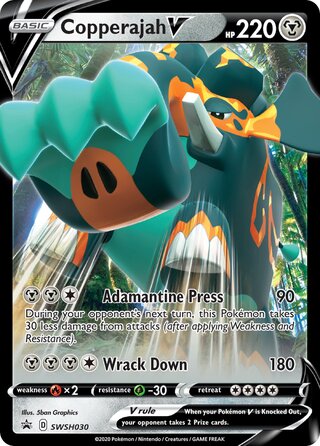 Copperajah V 30/307 from Sword & Shield Promos