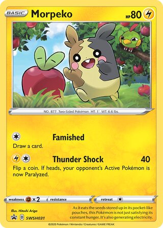 Morpeko 31/307 from Sword & Shield Promos