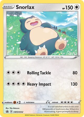 Snorlax 32/307 from Sword & Shield Promos