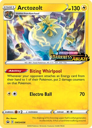Arctozolt 36/307 from Sword & Shield Promos