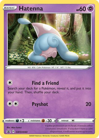 Hatenna 40/307 from Sword & Shield Promos