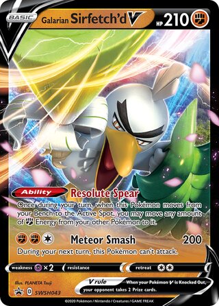 Galarian Sirfetch'd V 43/307 from Sword & Shield Promos