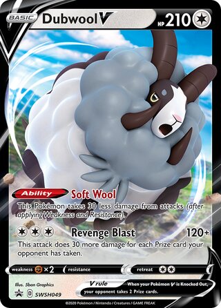 Dubwool V 49/307 from Sword & Shield Promos