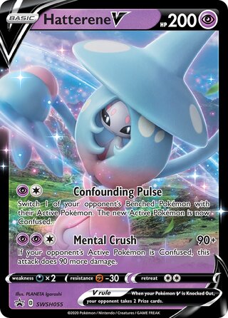 Hatterene V 55/307 from Sword & Shield Promos