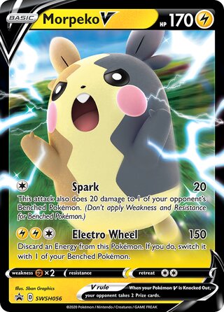 Morpeko V 56/307 from Sword & Shield Promos