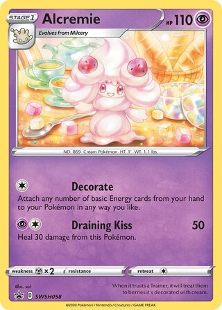 Alcremie 58/307 from Sword & Shield Promos