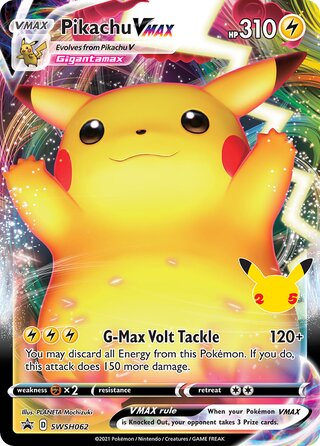 Pikachu VMAX 62/307 from Sword & Shield Promos