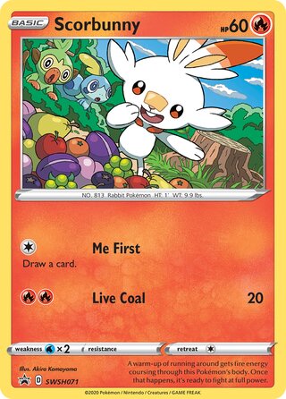 Scorbunny 71/307 from Sword & Shield Promos