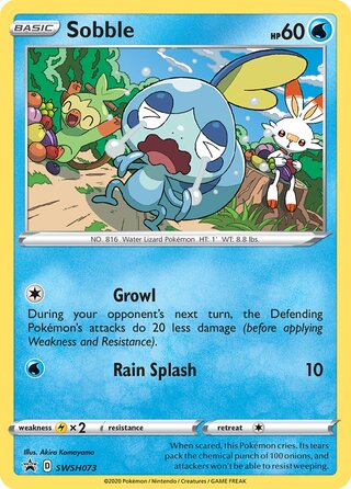 Sobble 73/307 from Sword & Shield Promos