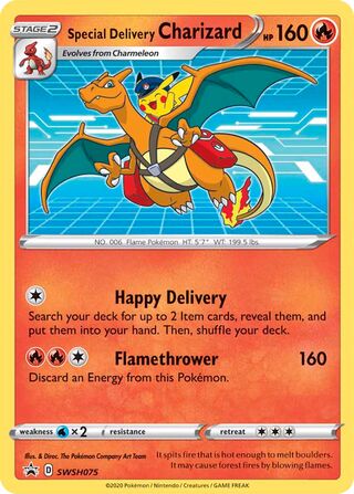 Special Delivery Charizard 75/307 from Sword & Shield Promos