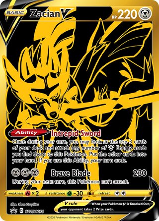 Zacian V 76/307 from Sword & Shield Promos