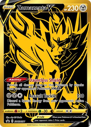 Zamazenta V 77/307 from Sword & Shield Promos