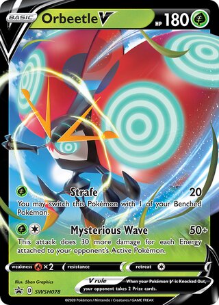 Orbeetle V 78/307 from Sword & Shield Promos