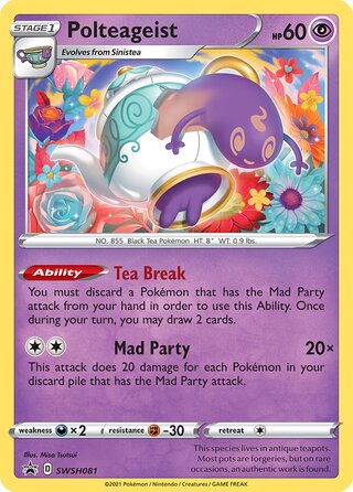 Polteageist 81/307 from Sword & Shield Promos
